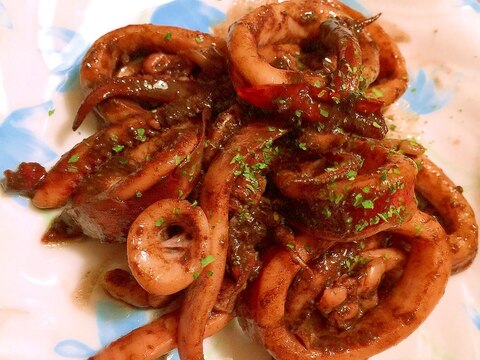 するめいかの簡単おつまみイカ墨炒め レシピ 作り方 By 嵯峨 恭也 楽天レシピ するめいかの簡単おつまみイカ墨炒め レシピ 作り方 By 嵯峨 恭也 楽天レシピ